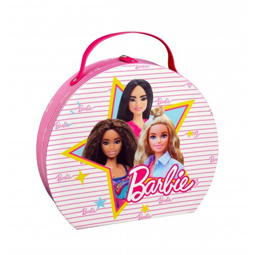 Barbie Round Makeup Case Bārbijas lelles skaistumkopšanas komplekts 1gab.
