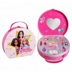 Barbie Round Makeup Case Bārbijas lelles skaistumkopšanas komplekts 1gab.