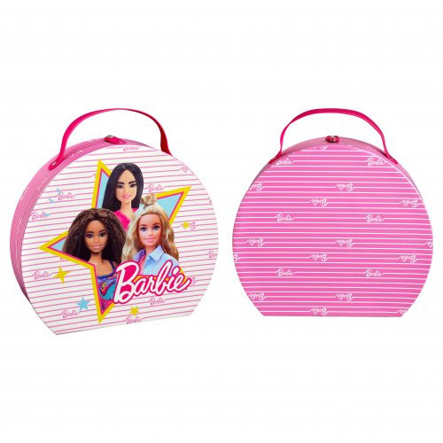Barbie Round Makeup Case Bārbijas lelles skaistumkopšanas komplekts 1gab.