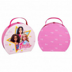 Barbie Round Makeup Case Bārbijas lelles skaistumkopšanas komplekts 1gab.