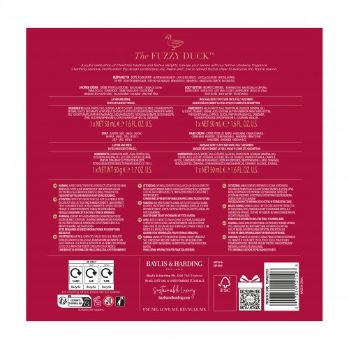 Baylis & Harding The Fuzzy Duck Winter Wonderland Luxury Pamper Tin Gift Set Dāvanu komplekts