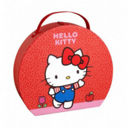 Hello Kitty Round Makeup Case Skaistumkopšanas komplekts 1gab.