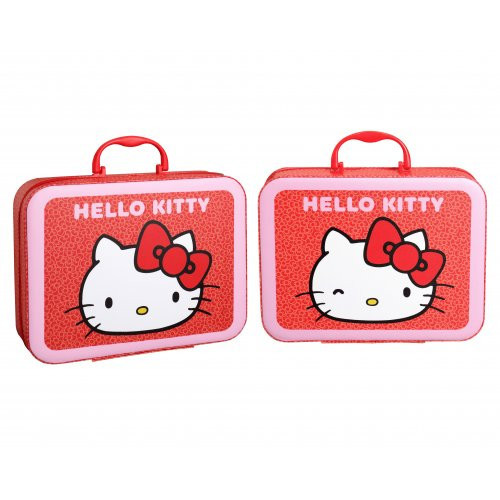 Hello Kitty Padded Makeup Case Bērnu dāvanu komplekts 1gab.