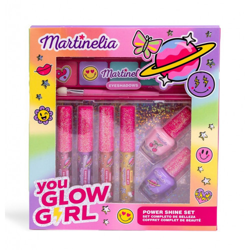 Martinelia You Glow Girl Power Shine SetBērnu kosmētikas komplekts Komplekts