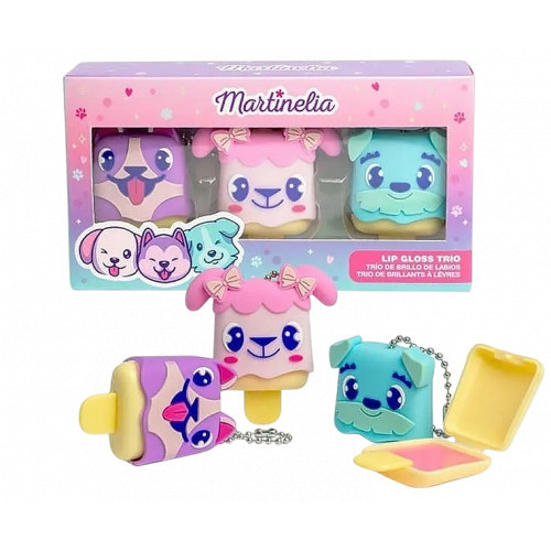 Martinelia Lip Gloss Trio Lūpu spīdumu komplekts bērniem 3 gab.