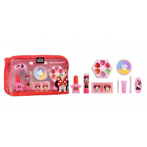 Disney Minnie Mouse Makeup Toiletry Bag Komplekts ar kosmētikas somiņu 1gab.