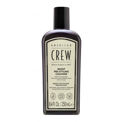American Crew Boost Pre-Styling Shampoo Šampūns plāniem matiem vīriešiem 250ml