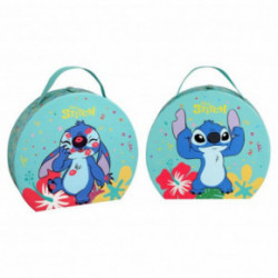 Disney Stitch Round Makeup Case Skaistumkopšanas komplekts 1gab.