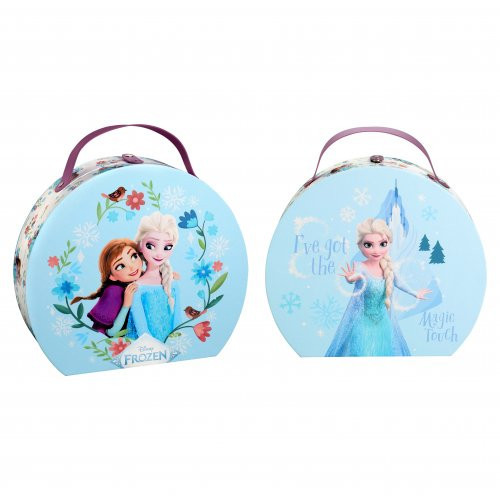 Disney Frozen Round Makeup Case Skaistumkopšanas komplekts 1gab.