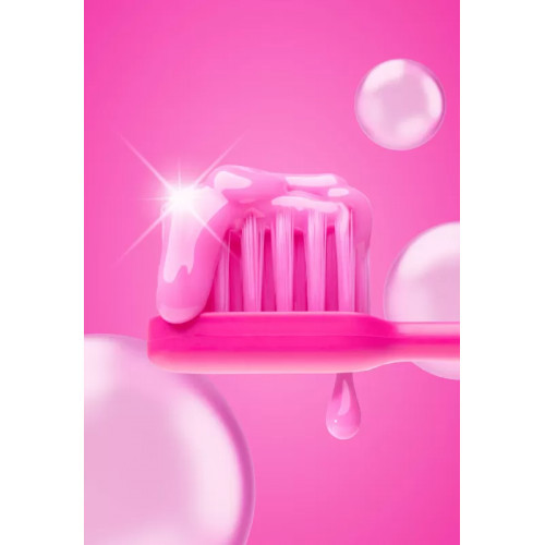 Hismile Barbie Pink Bubblegum Toothpaste Košļājamās gumijas garšas zobu pasta 60ml