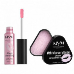 NYX Professional Makeup Lip Gloss and Scrub Set Komplekts lūpām