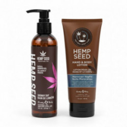 Hemp Seed Hand & Body Lotion and Bath & Shower Gel Set Ķermeņa kopšanas komplekts