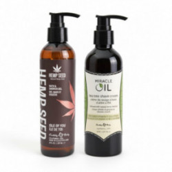 Hemp Seed Bath & Shower Gel and Shave Cream Ķermeņa kopšanas komplekts
