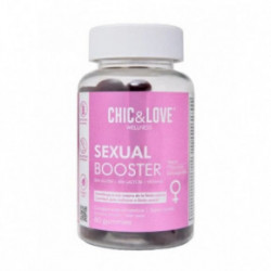 Chic & Love Sexual Booster Gummies For Women Funkcionālās gumijas pastilas sievietēm 60 Košļājamās tabletes