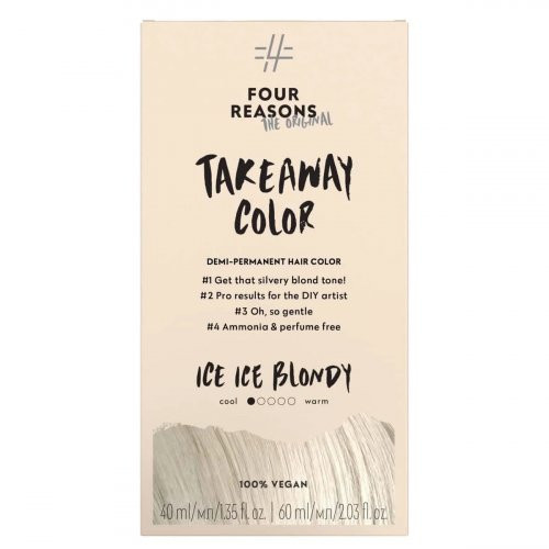 Four Reasons Original Takeaway Demi-Permanent Hair Color Matu krāsa 10.01 Ice Ice Blondy