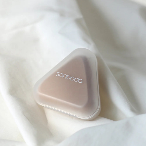 SONBODA 32 Triangle Fit Puff Case Grima sūkļa maciņš 1gab.