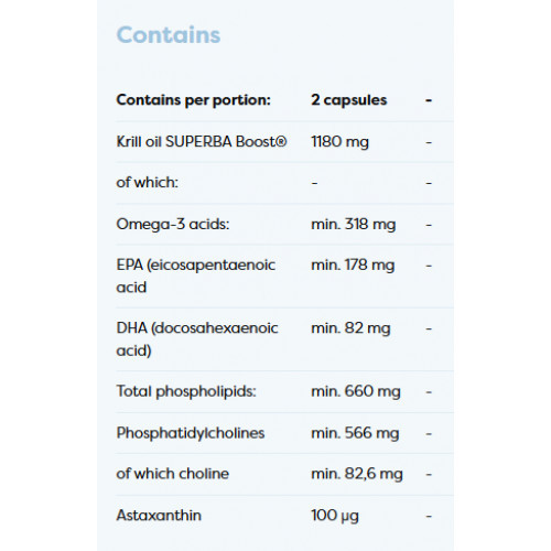 Osavi Super Krill Oil Krila eļļa 1180 mg 60 kapsulas