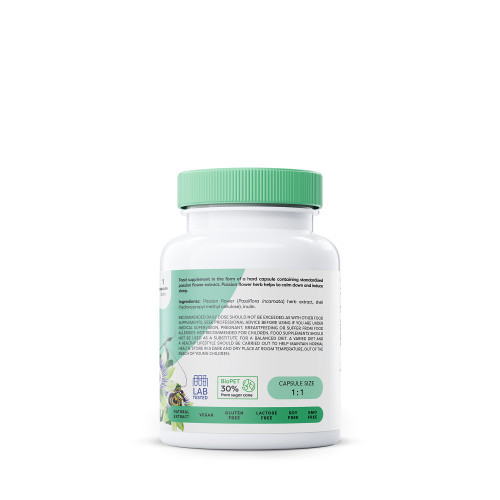 Osavi Passiflora Uztura bagātinātājs Pasiflora 250 mg 60 kapsulas