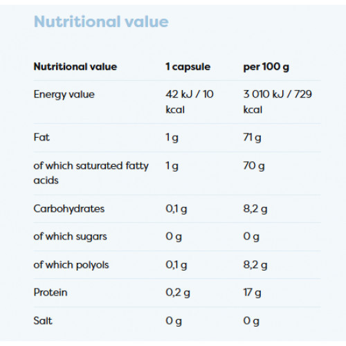 Osavi MCT Oil Uztura bagātinātājs MCT eļļa 1000 mg 60 kapsulas