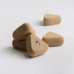 SONBODA P5 Triangle Fit Puff Set Grima sūklīšu komplekts ar maciņu