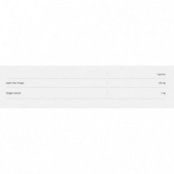 Chic & Love Vinagre De Manzana Apple Cider Vinegar Gummies Uztura bagātinātāji gremošanai 60 Košļājamās tabletes