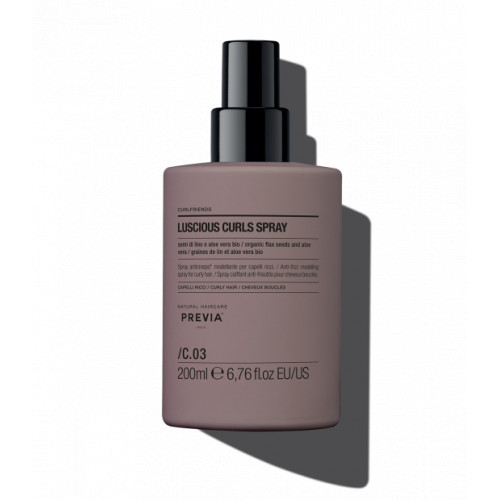 PREVIA Luscious Anti - Frizz Curls Spray Loku veidošanas sprejs 200ml
