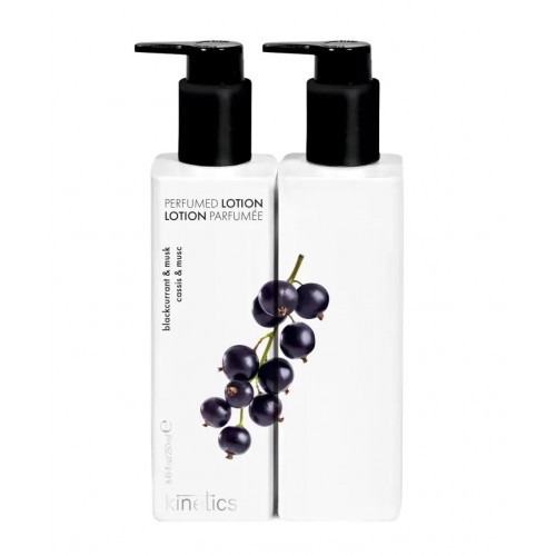 Kinetics Hand & Body Lotion Blackcurrant & Musk Parfimērijas losjons rokām un ķermenim 250ml
