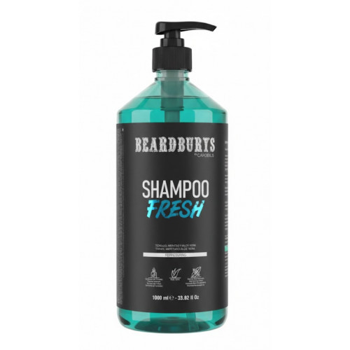 Beardburys Fresh Refreshing Shampoo Atsvaidzinošs matu šampūns 330ml