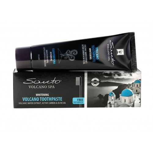 Santo Volcano Spa Volcano Whitening Toothpaste Balinošā vulkāniskā zobu pasta 100ml