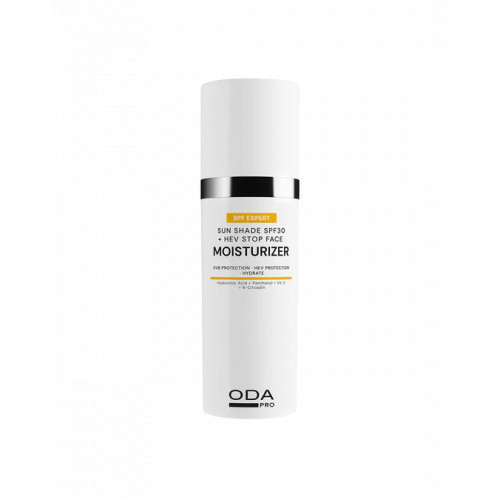 ODA Pro Sun Shade SPF30 + HEV Moisturizer Mitrinošs sejas krēms ar aizsardzību pret sauli un zilo gaismu 50ml
