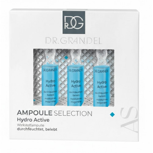 Dr. Grandel Hydro Active Ampulės kurios drėkina, lygina ir gaivina 3x3ml