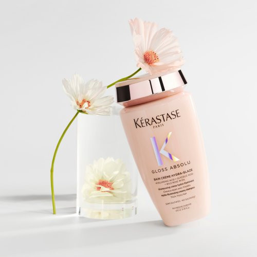 Kérastase Gloss Absolu Bain Creme Hydra-Glaze Shampoo Mitrinošs un spīdumu piešķirošs krēmveida šampūns 250ml