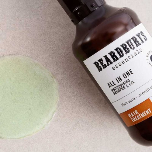 Beardburys Essentials All In One Moisturising Shampoo & Gel Universāls līdzeklis matu un ķermeņa kopšanai 250ml