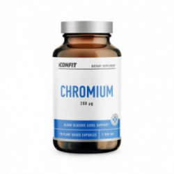Iconfit Chromium Blood Glucose Level Support Uztura bagātinātājs hroms 90 kapsulas