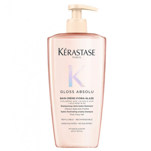 Kérastase Gloss Absolu Bain Creme Hydra-Glaze Shampoo Mitrinošs un spīdumu piešķirošs krēmveida šampūns 250ml