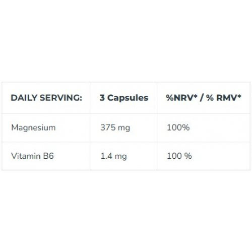 Iconfit Magnesium B6 375mg Magnijs ar B6 vitamīnu 90 kapsulas