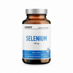 Iconfit Selenium 250 μg Hair & Nails Uztura bagātinātājs Selēns 90 kapsulas