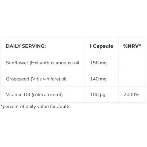 Iconfit Vitamin D3 4000IU Immune Support Uztura bagātinātājs 90 kapsulas