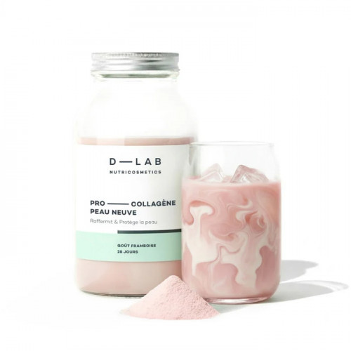 D-LAB Nutricosmetics Pro-Collagène Peau Neuve Firms & Protects the Skin Kolagēns skaistai ādai 185g