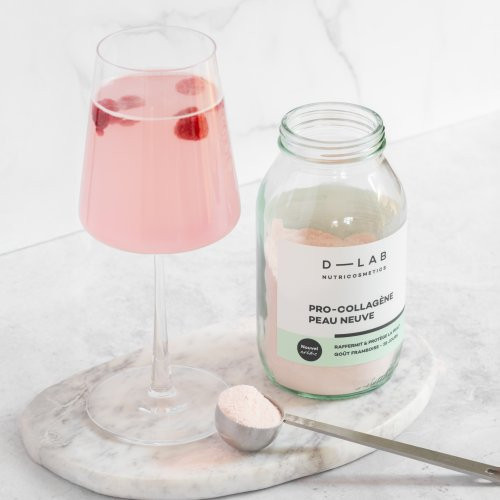 D-LAB Nutricosmetics Pro-Collagène Peau Neuve Firms & Protects the Skin Kolagēns skaistai ādai 185g