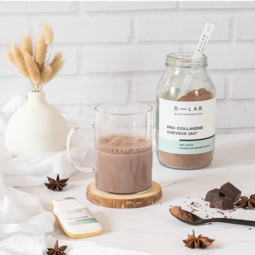 D-LAB Nutricosmetics Pro-Collagene Cheveux 360° Anti-fall & Repair Kolagēns matiem 185g