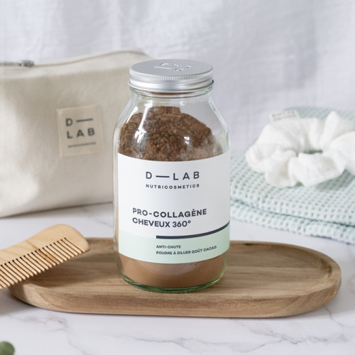 D-LAB Nutricosmetics Pro-Collagene Cheveux 360° Anti-fall & Repair Kolagēns matiem 185g