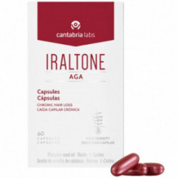 Iraltone AGA Hair Supplement Matu uztura bagātinātājs ar ķirbju sēklu eļļu 60 kapsulas