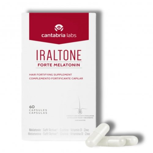 Iraltone FORTE MELATONIN Hair Supplement Matu uztura bagātinātājs ar melatonīnu 60 kapsulas