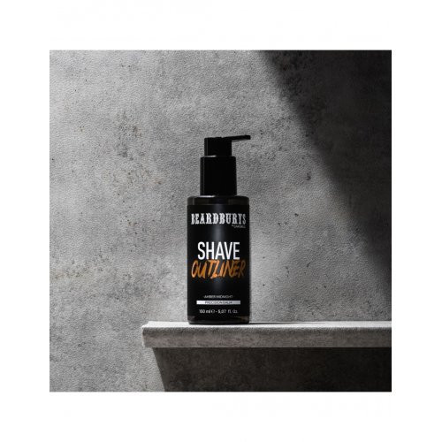 Beardburys Amber Midnight Precision Shaving Gel Outliner Skūšanās gels 150ml