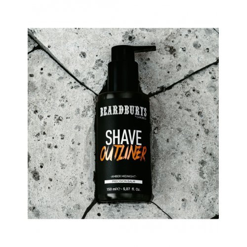 Beardburys Amber Midnight Precision Shaving Gel Outliner Skūšanās gels 150ml