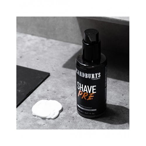 Beardburys Amber Midnight Anti-Irritation Pre-Shave Cream Pirms skūšanās krēms 150ml