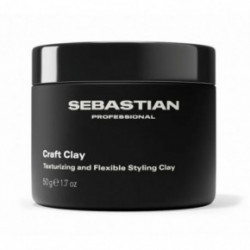 Sebastian Professional Craft Clay Texturizing and Flexible Styling Clay Matēts matu veidošanas māls 50g