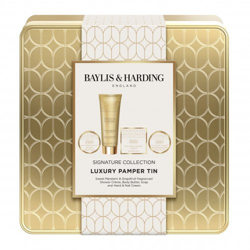 Baylis & Harding Sweet Mandarin & Grapefruit Luxury Bathing Tin Gift Set Ķermeņa kopšanas līdzekļi