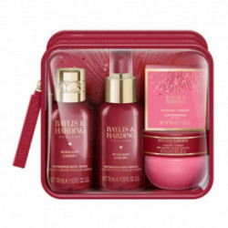 Baylis & Harding Midnight Cherry Luxury Travel Wash Bag Gift Set Dāvanu komplekts